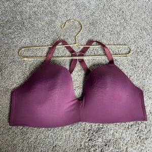 Women's Purple Cross-Back Bra